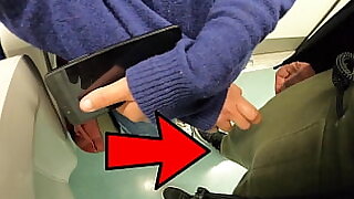 Unknown Woman Touch my Cock in Subway